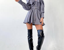 Платье-рубашка на плечиках | PUSHKA SHOP