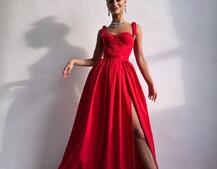 Сукня максі із чашечками та корсетним верхом | PUSHKA SHOP