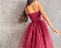 Платье-бюстье с чашечками и пышной юбкой Платье-бюстье с чашечками и пышной юбкой | PUSHKA SHOP