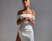 Комплект: корсет + спідниця максі з драпіруванням   | PUSHKA SHOP