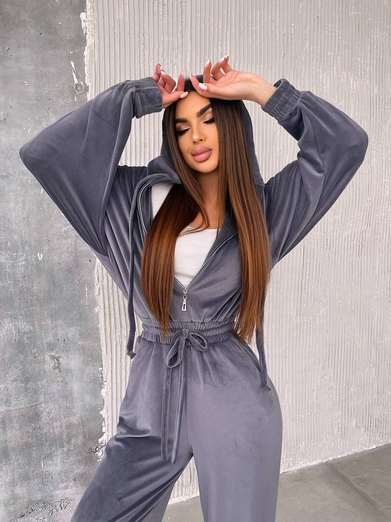 Велюровий комбінезон  | PUSHKA SHOP