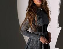 Блискуча корсетна сукня з пишною спідницею | PUSHKA SHOP