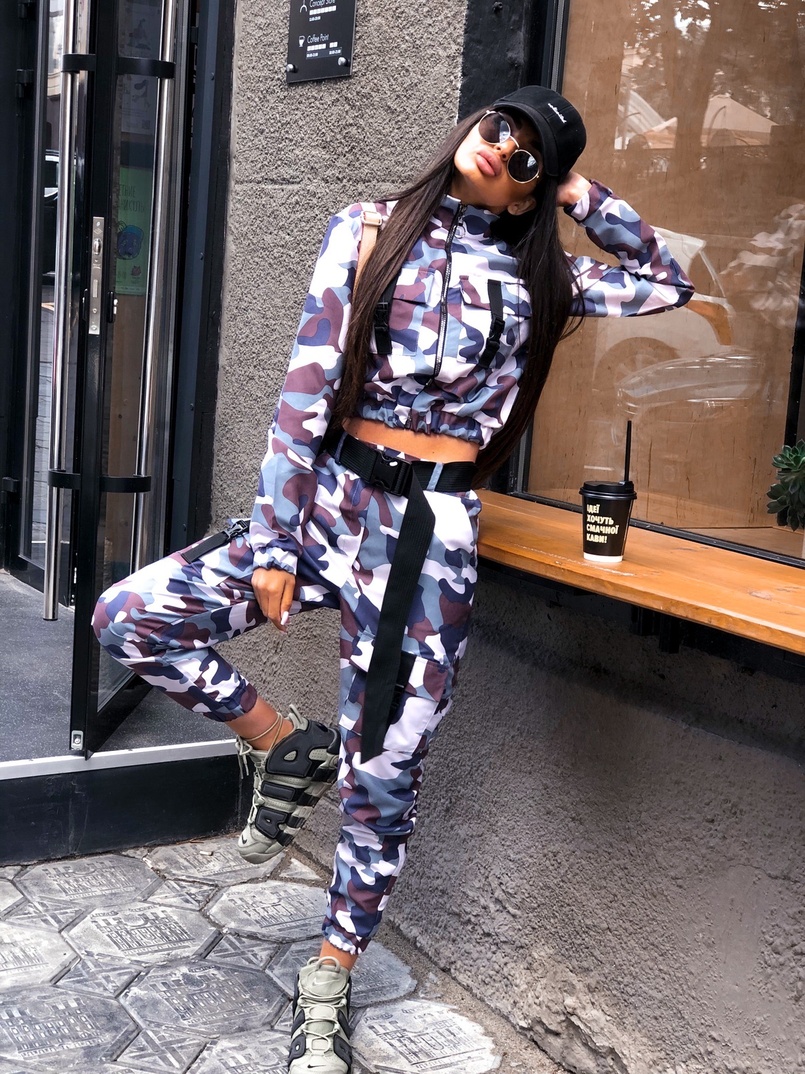 Костюм в стиле милитари  Костюм в стиле милитари  | PUSHKA SHOP