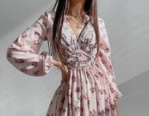 Приталенное платье с корсетной вставкой и  юбкой-солнцем   | PUSHKA SHOP