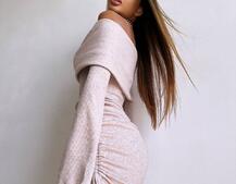 Трикотажна сукня міні  | PUSHKA SHOP