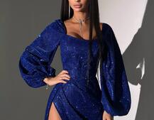 Сяючий комплект: корсет + спідниця  максі з драпіруванням | PUSHKA SHOP