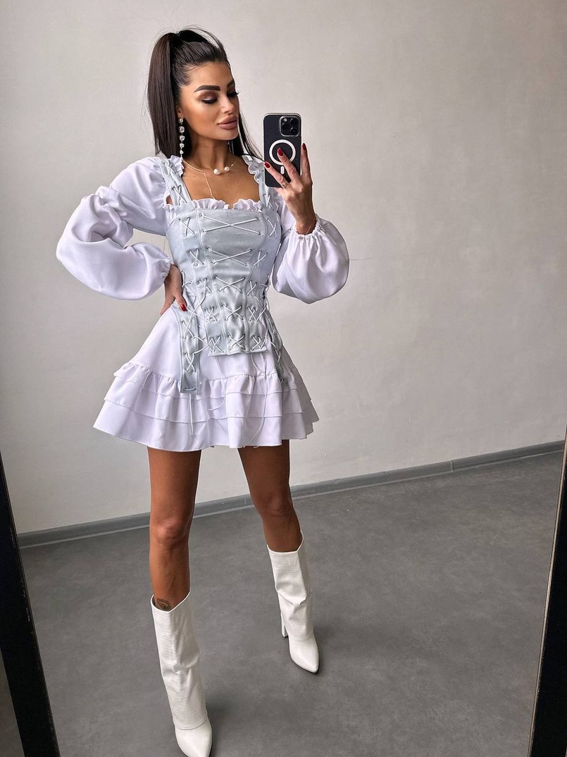 Комплект: сукня + корсет  Комплект: сукня + корсет  | PUSHKA SHOP