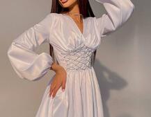 Корсетное платье с пышной юбкой   | PUSHKA SHOP