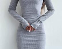 Облягаюча сукня міді з чашками з ефектом push up Облягаюча сукня міді з чашками з ефектом push up | PUSHKA SHOP