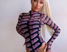 Боді з принтом   | PUSHKA SHOP