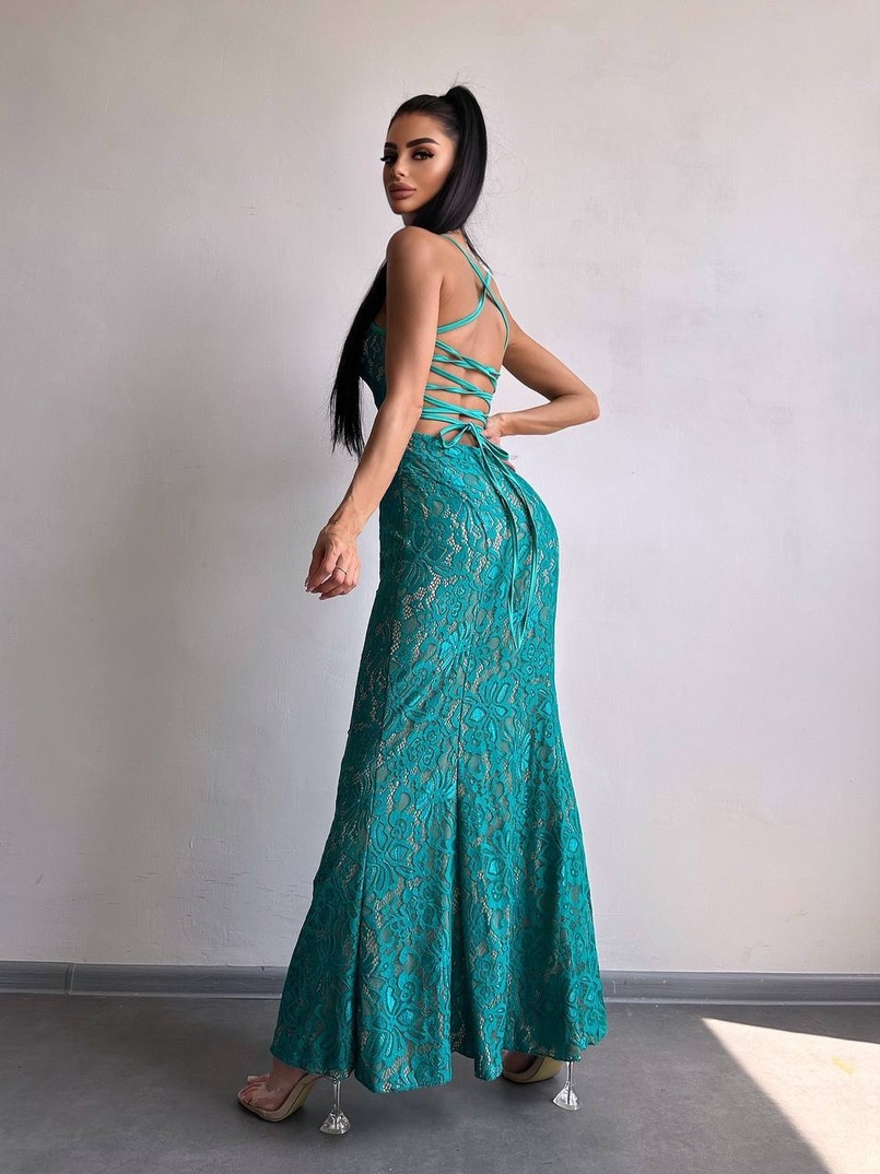 Мереживна сукня максі   | PUSHKA SHOP