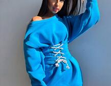 Тепле затишне худі over-size на флісі + корсет на шнурівці Можна носити з корсетом та без | PUSHKA SHOP