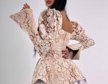 Мереживна сукня з чашечками  | PUSHKA SHOP