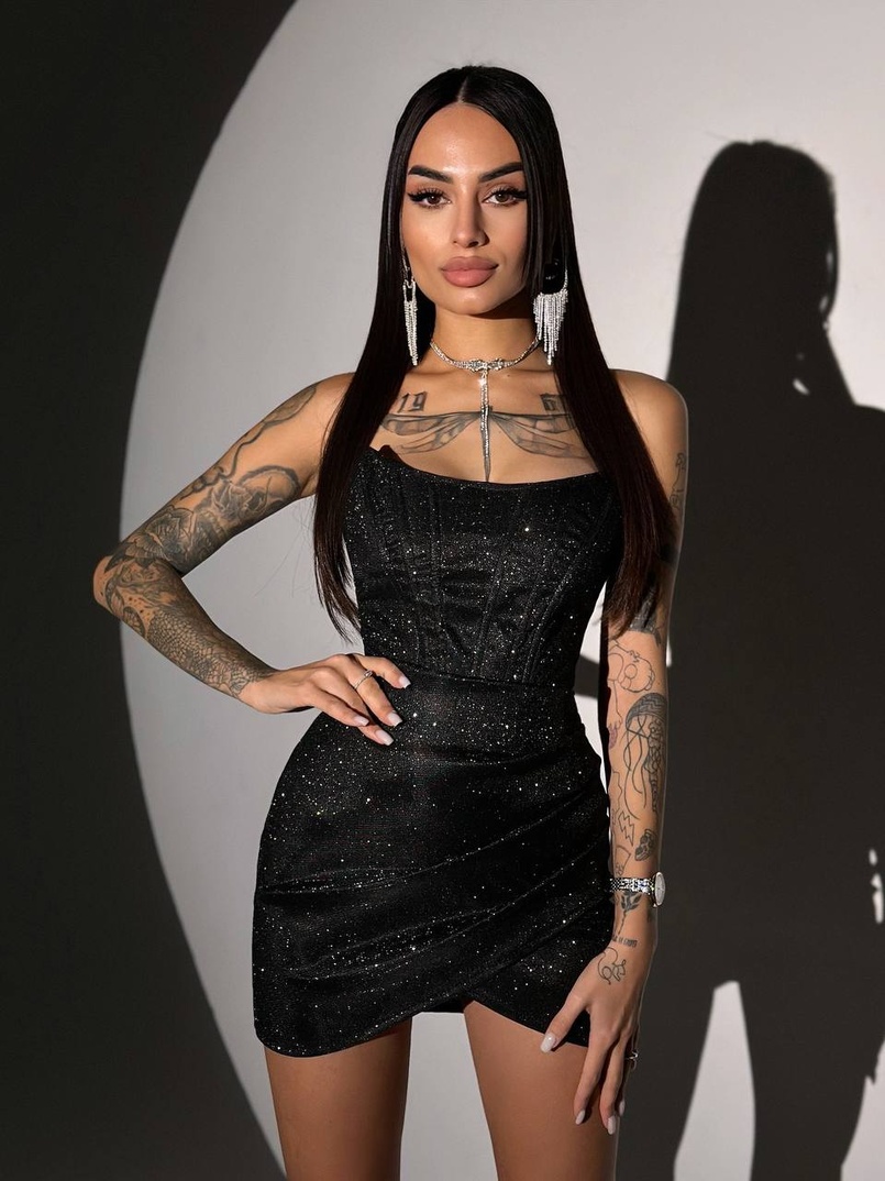 Сяючий комплект: корсет + спідниця   | PUSHKA SHOP