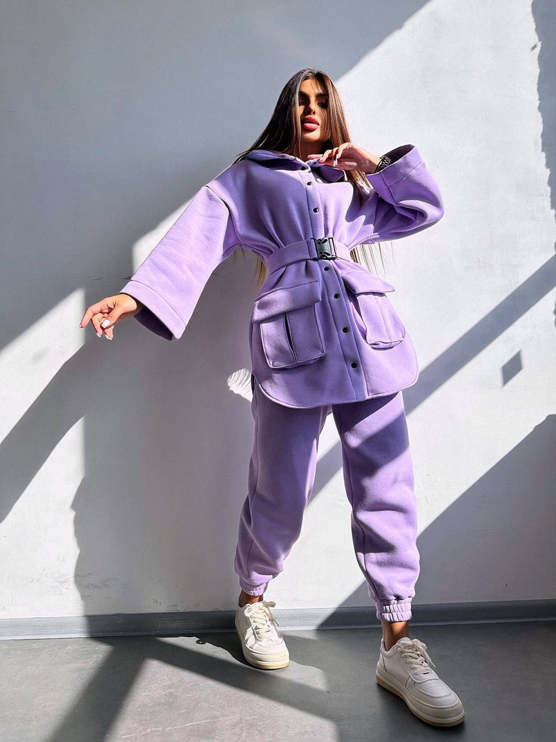 Комплект: тепла сорочка на кнопках + джоггери | PUSHKA SHOP