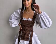 Комплект: сукня + корсет  Комплект: сукня + корсет  | PUSHKA SHOP