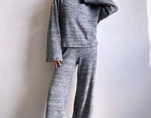 Трикотажний базовий комплект: світшот + штани  | PUSHKA SHOP