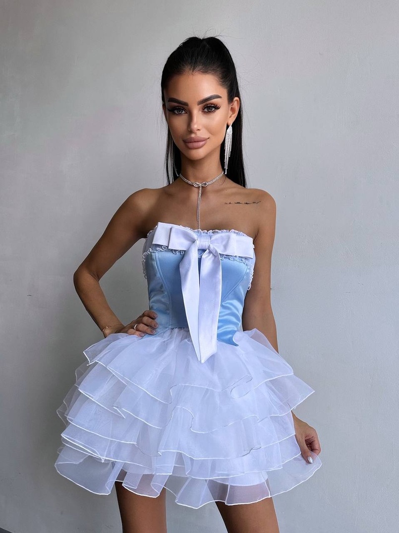 Комплект: корсет + пишна спідниця міні Комплект: корсет + пишна спідниця міні | PUSHKA SHOP