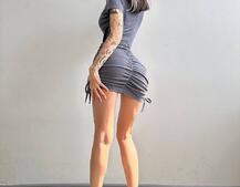 Сукня-міні  з елементами корсету  Довжину спідниці можна регулювати  Сукня-міні  з елементами корсету  Довжину спідниці можна регулювати  | PUSHKA SHOP