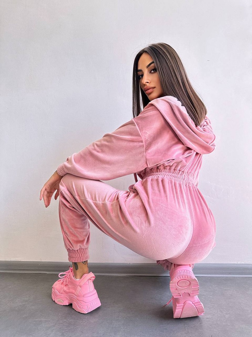 Велюровий комбінезон   | PUSHKA SHOP