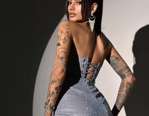 Сяючий комплект: корсет + спідниця Сяючий комплект: корсет + спідниця | PUSHKA SHOP