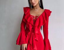 Сукня з воланами  | PUSHKA SHOP