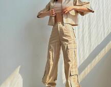 Комплект: сорочка та штани карго Комплект: сорочка та штани карго | PUSHKA SHOP