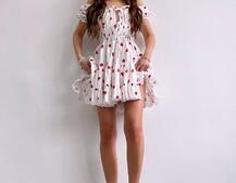 Муслинова сукня з принтом ❤️ | PUSHKA SHOP