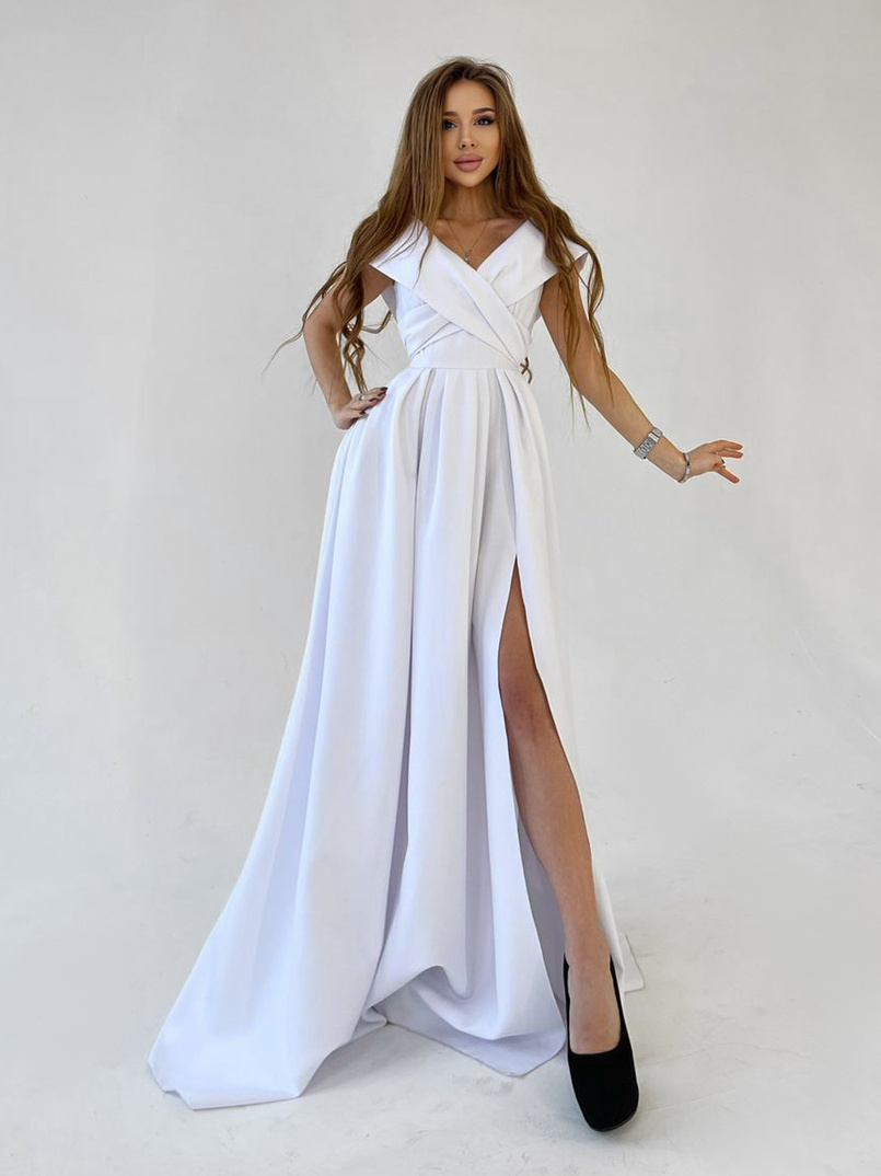 Платье-макси с разрезом Платье-макси с разрезом | PUSHKA SHOP