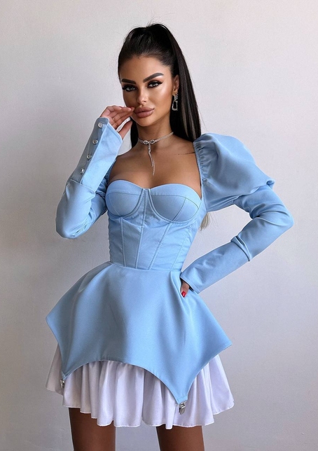 Сукня з чашечками та елементами корсету  | PUSHKA SHOP