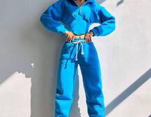 Комплект на флісі : худі з елементами корсету + штани Комплект на флісі : худі з елементами корсету + штани | PUSHKA SHOP