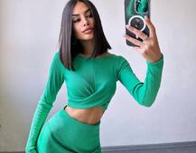 Комплект: топ + спідниця с розрізами Комплект: топ + спідниця с розрізами | PUSHKA SHOP