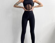 Трикотажный комплект: корсетный топ на косточках + леггинсы Трикотажный комплект: корсетный топ на косточках + леггинсы | PUSHKA SHOP