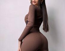 Облягаючий трикотажний комбінезон з елементами корсету  | PUSHKA SHOP