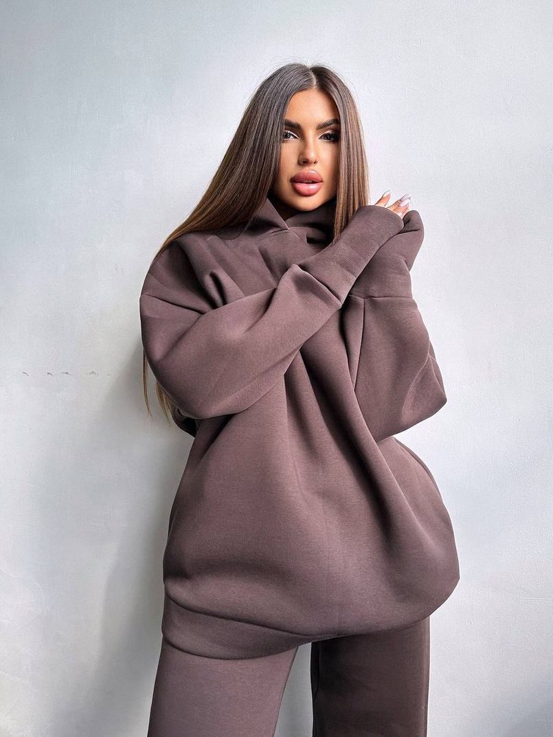 Теплий комплект: худі + спортивні штани Теплий комплект: худі + спортивні штани | PUSHKA SHOP