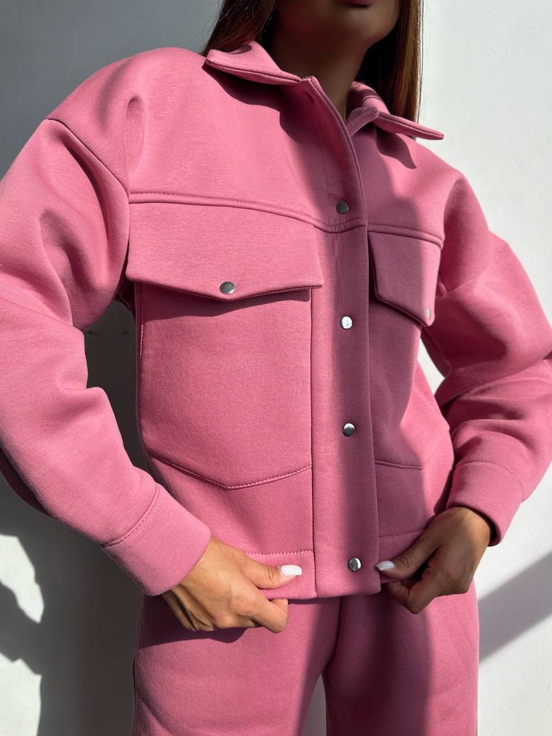 Комплект: тепла сорочка на кнопках + джоггери | PUSHKA SHOP