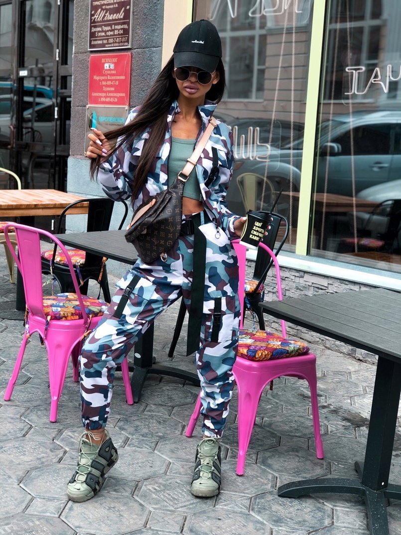 Костюм в стиле милитари  Костюм в стиле милитари  | PUSHKA SHOP