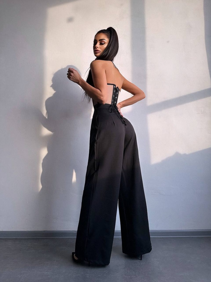 Костюм: піджак на підкладці, штани+ корсет Костюм: піджак на підкладці, штани+ корсет | PUSHKA SHOP