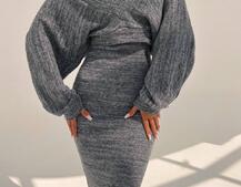 Трикотажна сукня-двійка  | PUSHKA SHOP