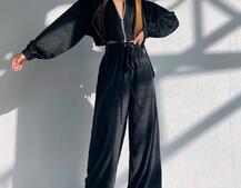 Велюровий комплект трійка: кофта + корсет на блискавці+ штани | PUSHKA SHOP