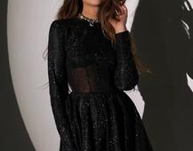 Блискуча корсетна сукня з пишною спідницею | PUSHKA SHOP