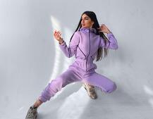 Стильный комбинезон декорированный молниями  | PUSHKA SHOP