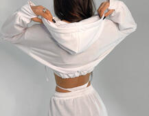 Трикотажный костюм с корсетными элементами и имитацией трусиков   | PUSHKA SHOP