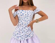 Сукня з квітковим принтом  | PUSHKA SHOP