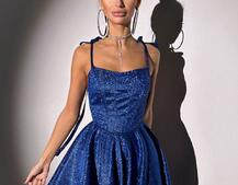 Блискуча корсетна сукня з пишною подвійною спідницею Блискуча корсетна сукня з пишною подвійною спідницею | PUSHKA SHOP