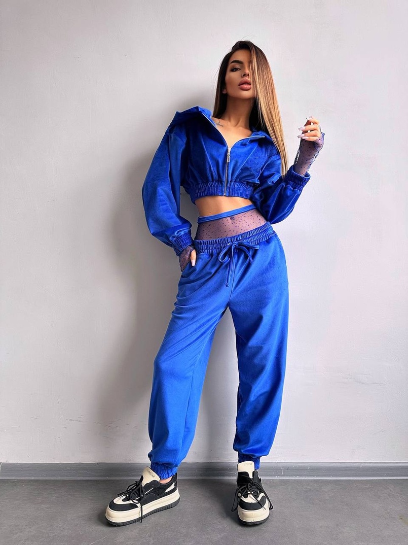 Велюровий комплект декорований стразами( бомбер+ рукавички+ штани + трусики) Велюровий комплект декорований стразами( бомбер+ рукавички+ штани + трусики) | PUSHKA SHOP