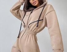 Тёплый комбинезон на молнии  | PUSHKA SHOP