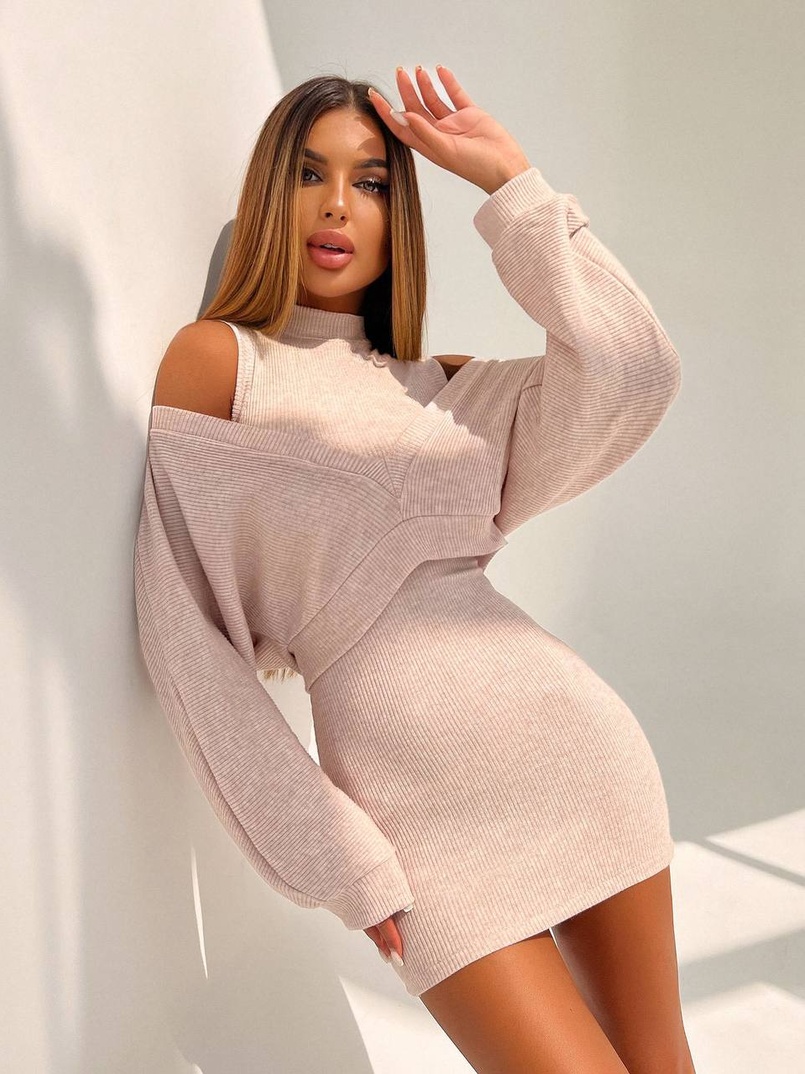 Трикотажна сукня-двійка Трикотажна сукня-двійка | PUSHKA SHOP