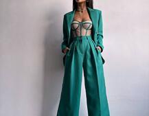 Костюм:  піджак на підкладці, штани+ корсет | PUSHKA SHOP