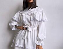 Сукня декорована мереживом Сукня декорована мереживом | PUSHKA SHOP